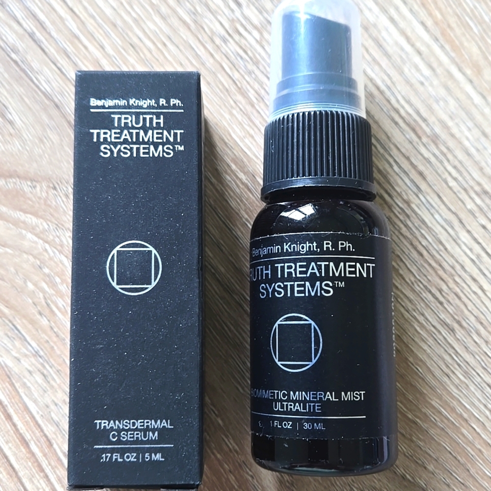 Truth Treatment Systems Transdermal C Serum & Biomimetic Mineral Mist Duo